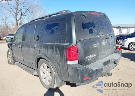 2008 Nissan Armada Le z USA, uszkodzony, nr VIN 5N1BA08C58N602794